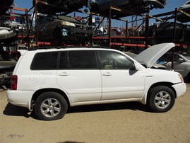 2001 Toyota Highlander Limited White 3.0L AT 4WD #Z24661